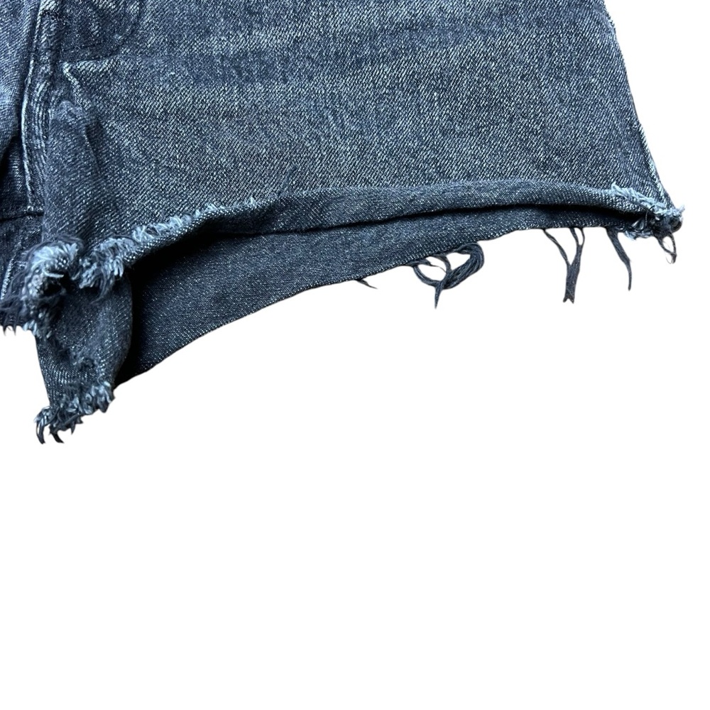 Levi’s 501 Original Jean Shorts Size 28 Washed Black - Picture 6 of 16